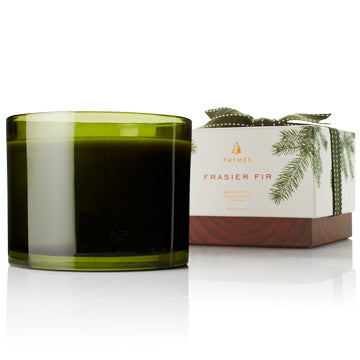 Frasier Fir Green Glass Candle | Thymes